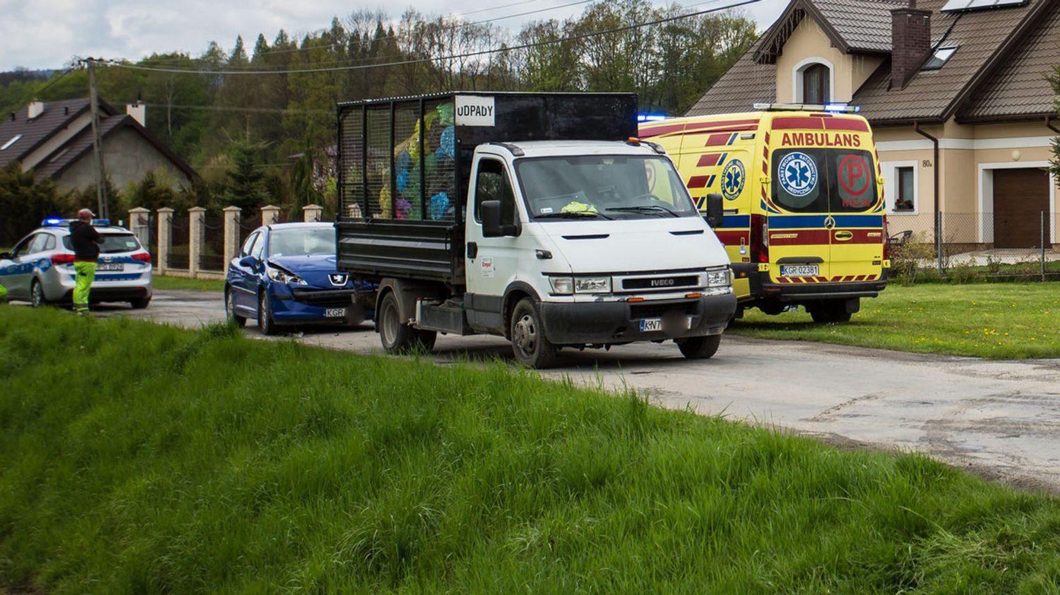 Gorlice Zderzenie Dw Ch Pojazd W Na Ul Blich Foto Aktualizacja