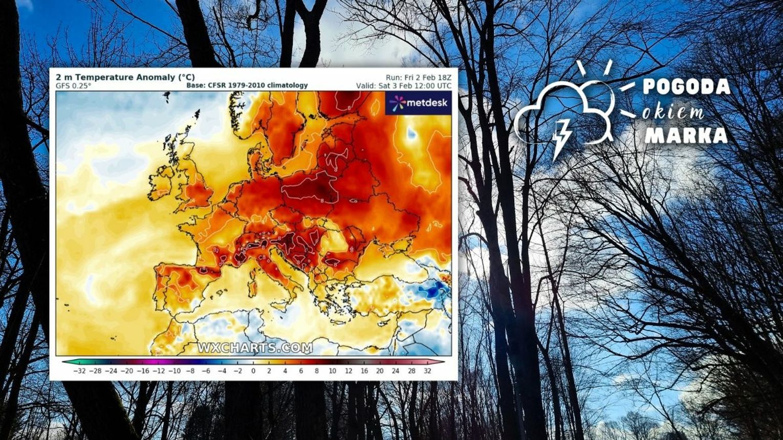 Sobota pochmurna ciepła ale wietrzna POGODA OKIEM MARKA