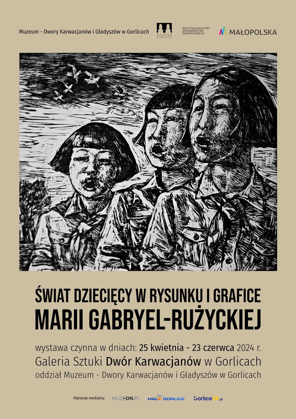 Wystawa rysunku i grafiki Marii Gabryel Rużyckiej halogorl