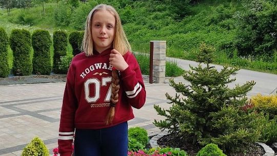 11-letnia Oliwia już drugi raz oddała swoje piękne blond włosy na rzecz Fundacji Rak’n’Roll