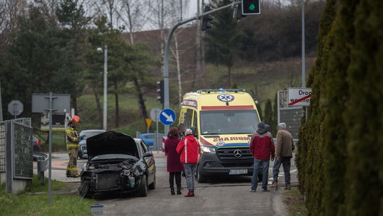 Biecz. Zderzenie pojazdów na skrzyżowaniu [FOTO/AKTUALIZACJA]