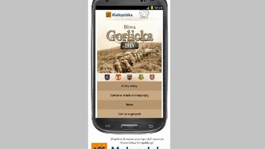 Bitwa Gorlicka 1915 w mobilnej aplikacji