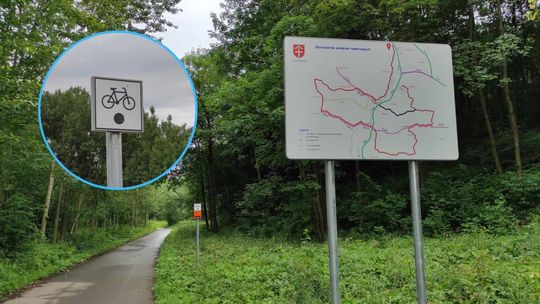 Wyznaczone i oznakowane trasy rowerowe w Bobowej