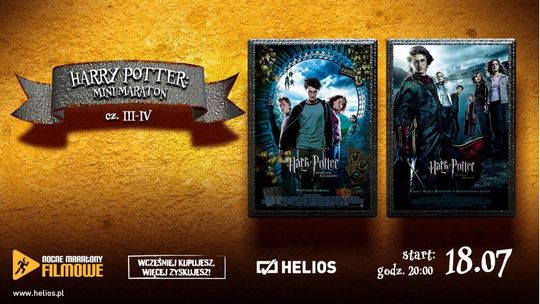 Rozdanie na maraton w Kinie Helios z Harrym Potterem