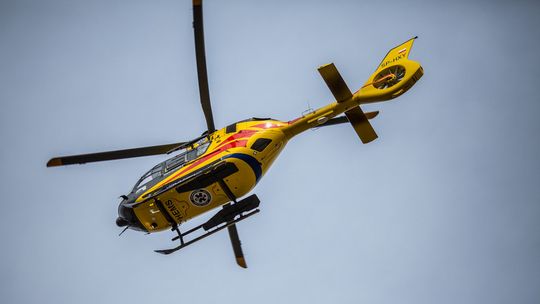 Brzana. Helikopter LPR zabrał kobietę do szpitala