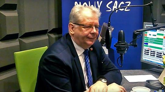 Burmistrz Wacław Ligęza w radiu RDN Nowy Sącz
