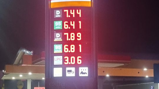 Ceny trochę w dół a wcześniej sporo w górę. Od północy taniej na stacjach