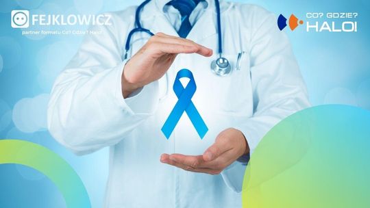 zdjęcie przedstawia lekarza z wyciągniętymi dłońmi