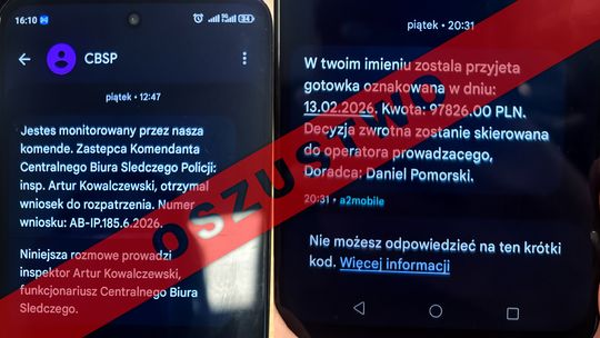 zdjęcie przedstawia telefon z wiadomościami tekstowymi