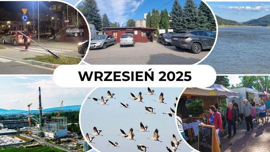 zdjęcie przedstawia twarze osób, budynki i zwierzęta