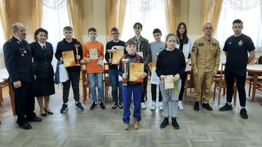 Eliminacje konkursu „Młodzież Zapobiega Pożarom” w gminie Lipinki i Moszczenica