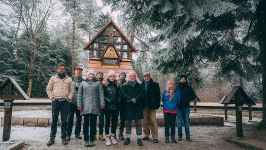 Uczestnicy projektu podczas wycieczki terenowej