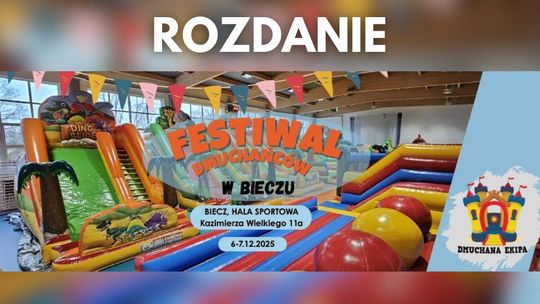 zdjęcie przedstawia dmuchany park dla dzieci