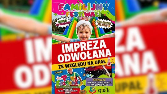 Festiwal w Siarach odwołany. Organizatorzy podjęli decyzję z powodu ekstremalnych upałów