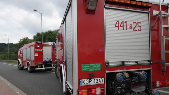 Gorlice. Pożar na terenie ogródków działkowych przy ul. Kościuszki [AKTUALIZACJA]