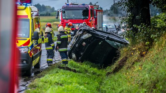 Gorlice. Zdarzenie drogowe przy ul. Dukielskiej [AKTUALIZACJA]