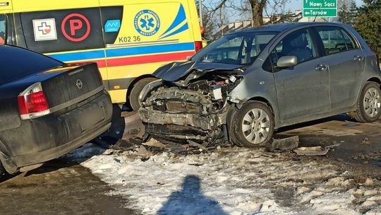 Gorlice. Zdarzenie drogowe z udziałem dwóch osobówek [FOTO/AKTUALIZACJA]