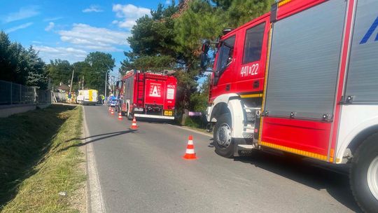 Gorlice. Zderzenie busa z motocyklem