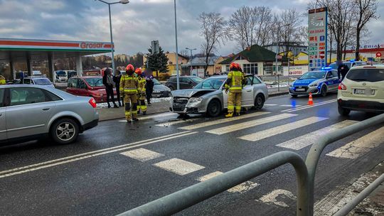 Gorlice. Zderzenie dwóch audi [AKTUALIZACJA]