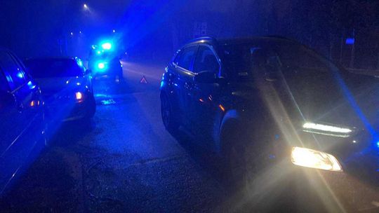 zdjęcie przedstawia kolizje hondy na ulicy Sienkiewicza