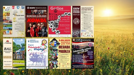 Halo tu weekend! Festiwal Koronki Klockowej, INNOWICA, koncerty, bal, mecz i pożegnanie wakacji z OSP Korczyna