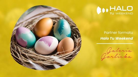 zdjęcie przedstawia plakat zapowiadający wydarzenia na weekend