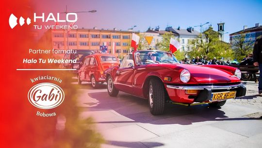 zdjęcie przedstawia plakat zapowiadający wydarzenia na weekend