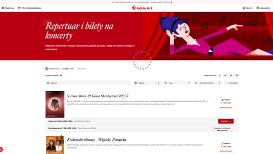 Adria Art - bilety na koncerty