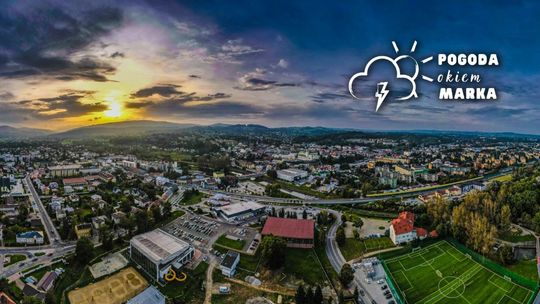 Widok z drona na Gorlice