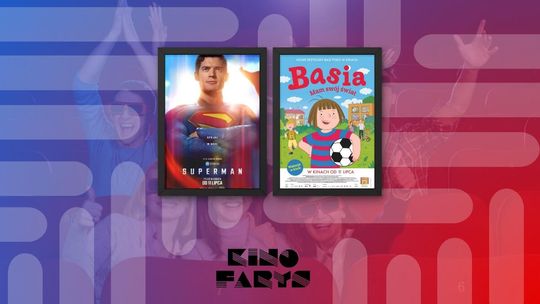 Plakaty filmów wyświetlanych w kinie Farys w Bieczu