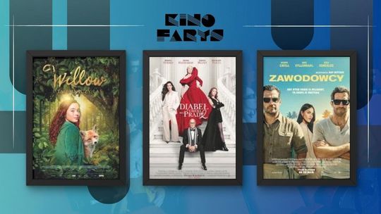 Zdjęcie przedstawia plakaty filmów wyświetlanych w kinie Farys w Bieczu