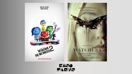 Plakaty filmów wyświetlanych w kinie Farys w Bieczu