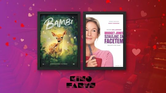 Plakaty filmów wyświetlanych w kinie Farys w Bieczu