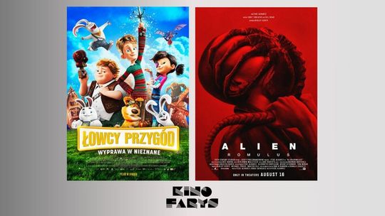 Plakaty filmów wyświetlanych w kinie Farys w Bieczu