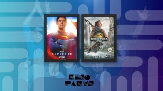 Plakaty filmów wyświetlanych w kinie Farys w Bieczu