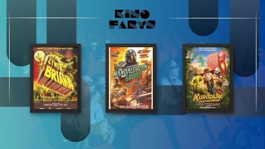 Zdjęcie przedstawia plakaty filmów wyświetlanych w kinie Farys w Bieczu