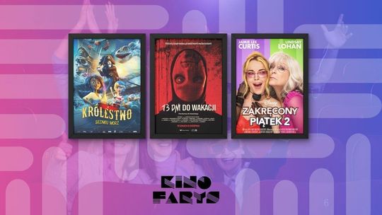 Plakaty filmów wyświetlanych w kinie Farys w Bieczu