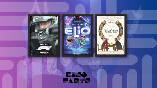 Plakaty filmów wyświetlanych w kinie Farys w Bieczu