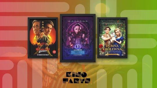 Plakaty filmów wyświetlanych w kinie Farys w Bieczu