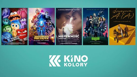 Plakaty filmów wyświetlanych w Kinie Kolory w Gorlicach