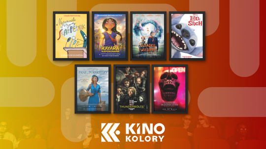 Plakaty filmów wyświetlanych w Kinie Kolory w Gorlicach