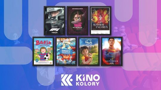 Plakaty filmów wyświetlanych w Kinie Kolory w Gorlicach