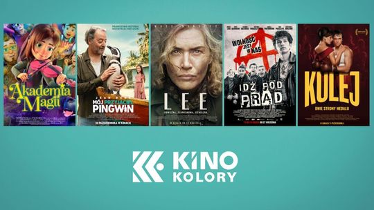 Plakaty filmów wyświetlanych w Kinie Kolory w Gorlicach