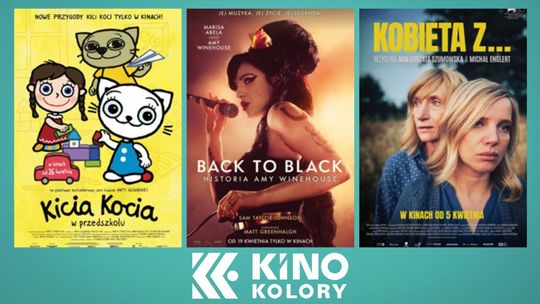 Plakaty filmów wyświetlanych w Kinie Kolory w Gorlicach