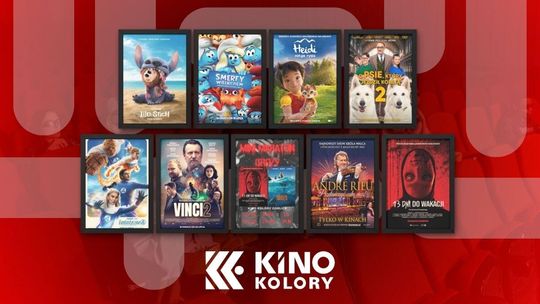 Plakaty filmów wyświetlanych w Kinie Kolory w Gorlicach