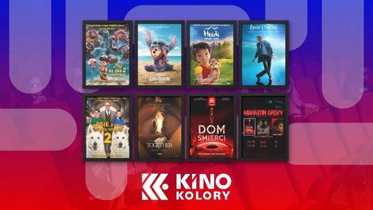 Plakaty filmów wyświetlanych w Kinie Kolory w Gorlicach