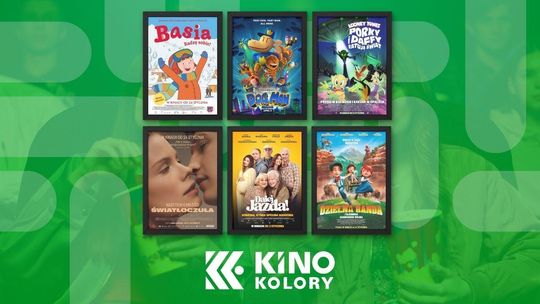 Plakaty filmów wyświetlanych w Kinie Kolory w Gorlicach