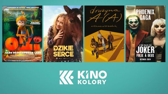 Plakaty filmów wyświetlanych w Kinie Kolory w Gorlicach