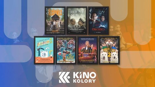 Plakaty filmów wyświetlanych w Kinie Kolory w Gorlicach