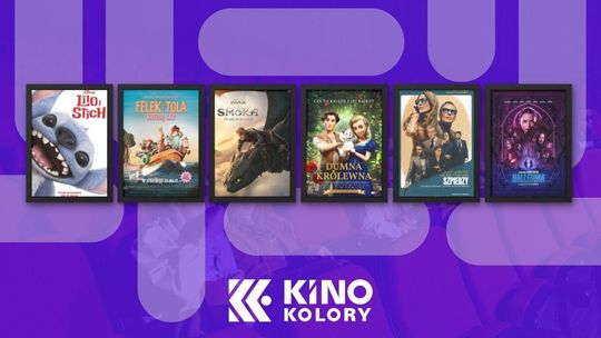 Plakaty filmów wyświetlanych w Kinie Kolory w Gorlicach